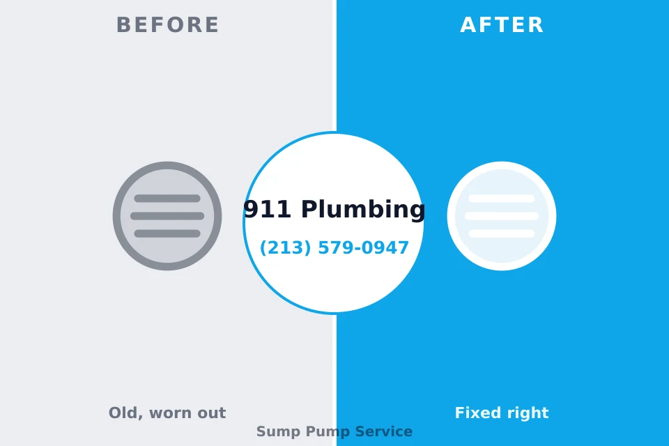 Before and after: plumbing repair Four Bridges, OH
